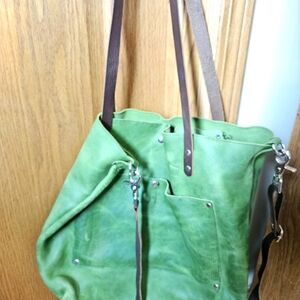 Emerald GREEN Full Size Tote From JILLS HOMESTEAD